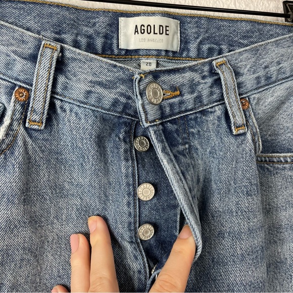 AGOLDE Wyman Low Slung Vintage Straight Jeans Size 28 - Picture 6 of 10